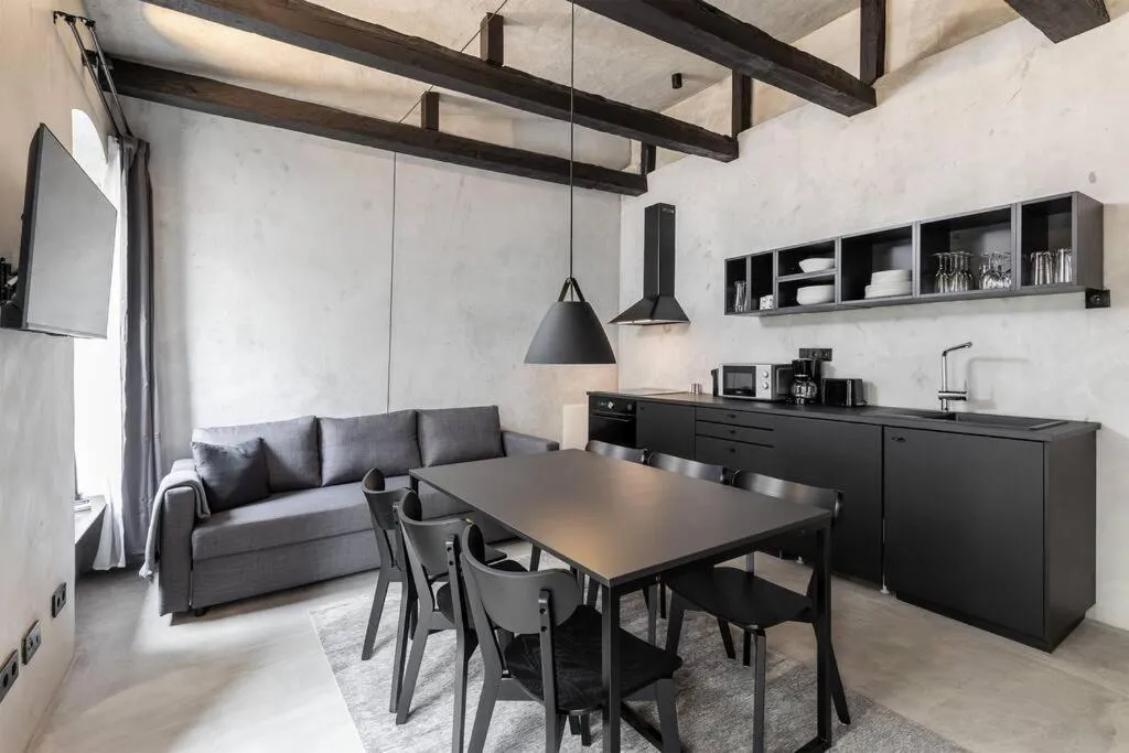 Black White 44sqm 2room maisonette apt near center #6